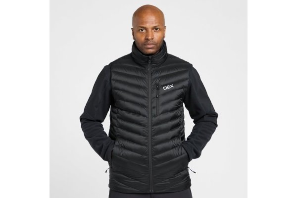 Oex Men's Kintra Down Gilet - Blk, BLK