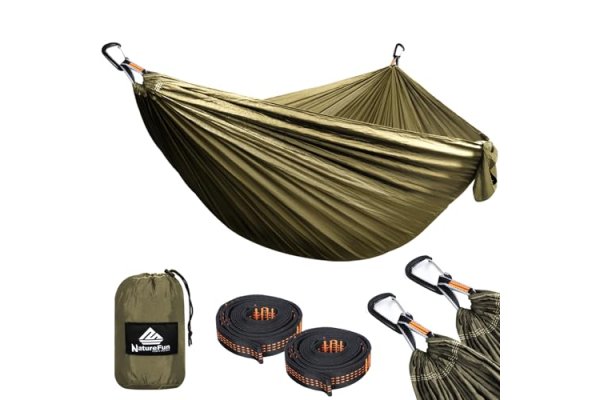 NatureFun Ultra-Light Travel Camping Hammock 
