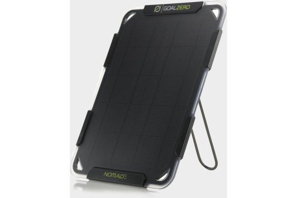 Goal Zero Nomad 5 Solar Panel - Black, Black