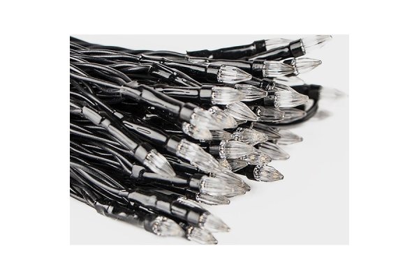 Hi-Gear Solar Led String Lights (100) - Black, Black