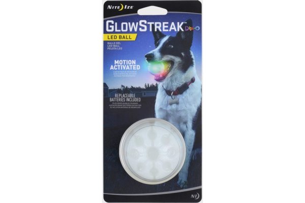 GlowStreak LED Ball, White