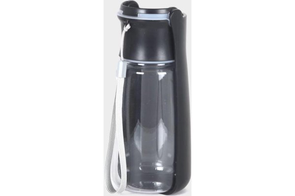 Folding Dog Water Bottle, Black
