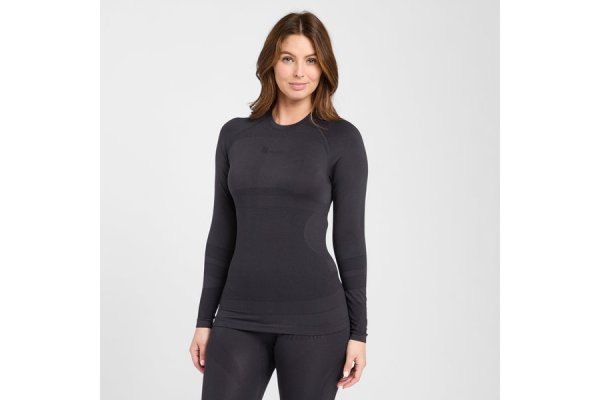 The Edge Women's Evolution Seamless Long Sleeve Top - Black,