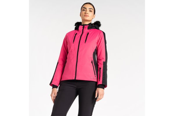 Dare 2b Women's Frenzied Ski Jacket Hot Pink