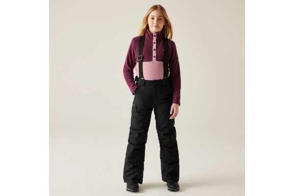 Dare 2b Kids' Pow II Waterproof Ski Pants Black