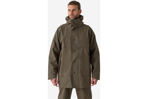 Men’s Windproof Waterproof Oilskin 500 - Green