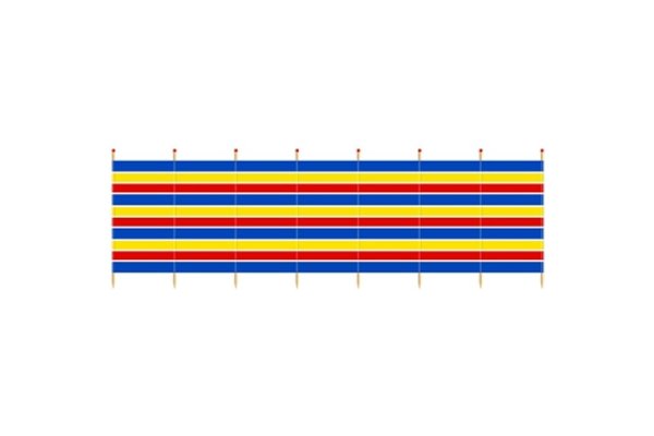Yello 8 Pole Traditional Windbreak