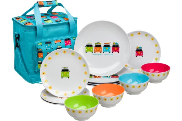 Camper Smiles 12 Piece Set & 16L Coolbag
