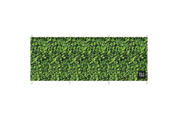 Laurel Hedge 4 Pole Compact Windbreak (Steel Poles)