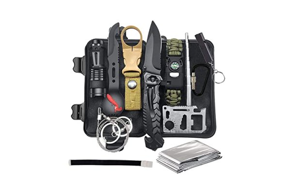 Emergency Survival Kit - 13-in-1 Outdoor Multi-Tool with The