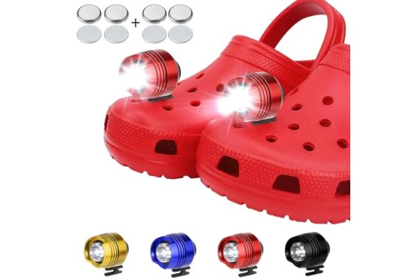 Croc Lights 2 PCS, FerrDeery Headlights for Croc 3 Modes LED