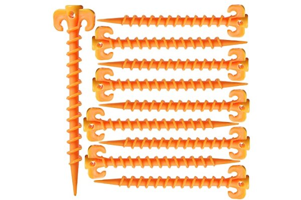 10Pcs Camping Tent WanFengXue Stakes Pegs Tent Heavy Duty Te
