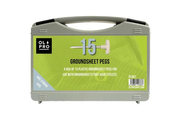Case of 15 Heavy-Duty Groundsheet Pegs